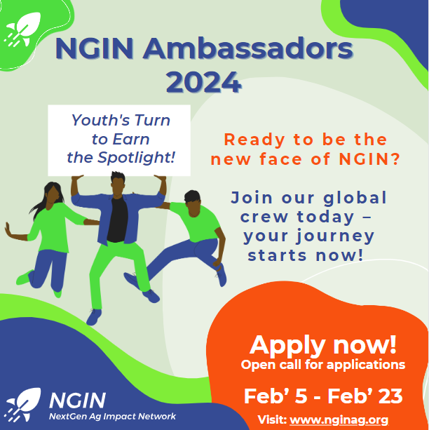 NGIN Launches Call for Application for the 2024 New Cohort of Global Youth Ambassadors!